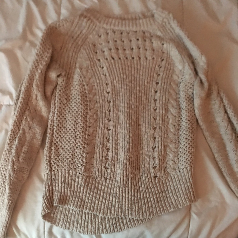 beige sweater